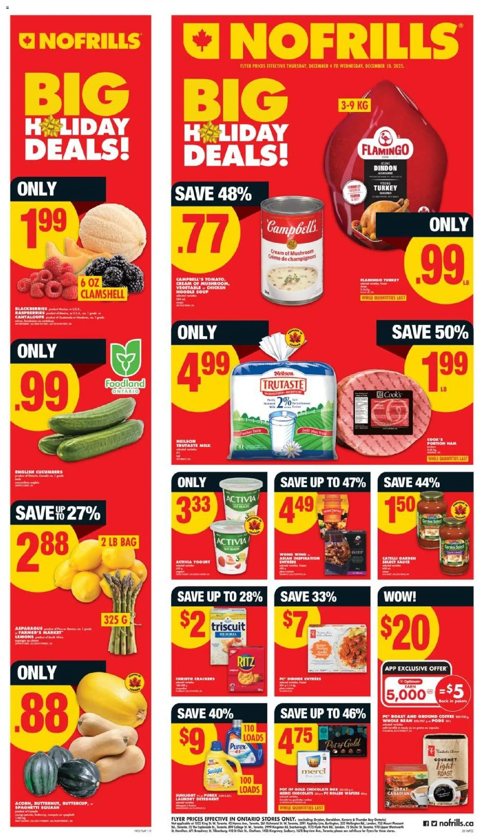 Preview of leaflet Weekly flyer / circulaire from shop No Frills is valid from Dec 04, 2025