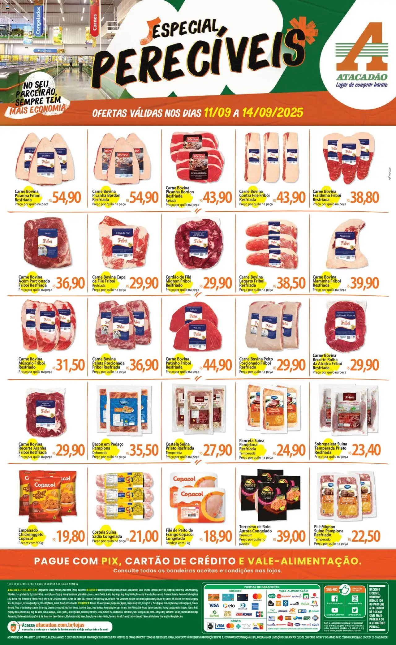 Atacadão folheto "Ofertas - SP" válido a partir de 11/09/2025 - número de página 1