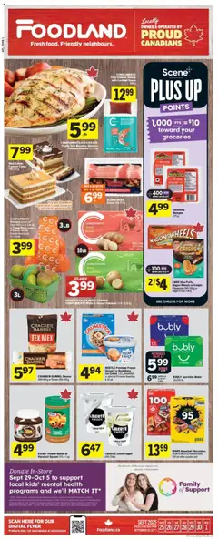 Preview of leaflet Weekly Flyer - NS from shop Foodland is valid from Sep 25, 2025