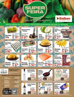 Pré-Visualização do folheto "Ofertas Super Feira" da loja Supermercado Dalben válido a partir de 27/10/2025