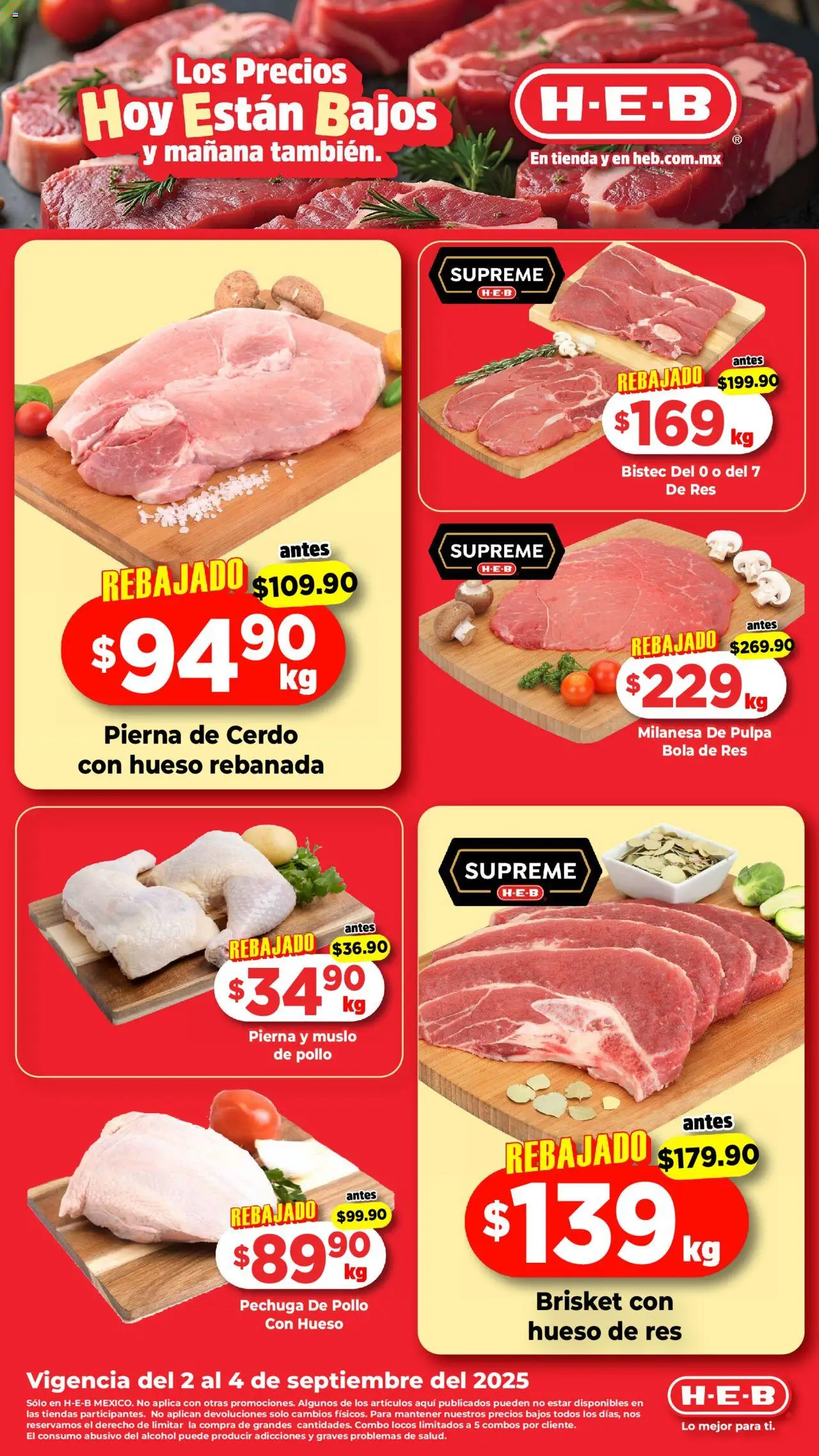 Folleto H-E-B y sus promociones válidas desde el 02/09/2025 - Número de página 1
