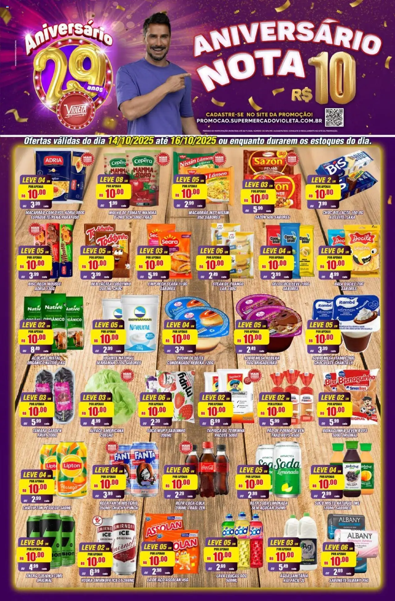 Violeta Supermercados folheto "Ofertas da semana" válido a partir de 14/10/2025 - número de página 1