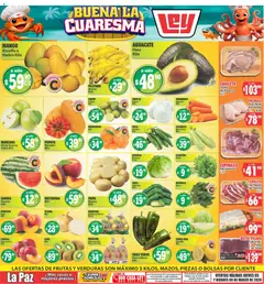 Vista previa las ofertas de la tienda Casa Ley - Casa Ley folleto Las ofertas de frutas y verdunas La Paz desde el 05/03/2026 