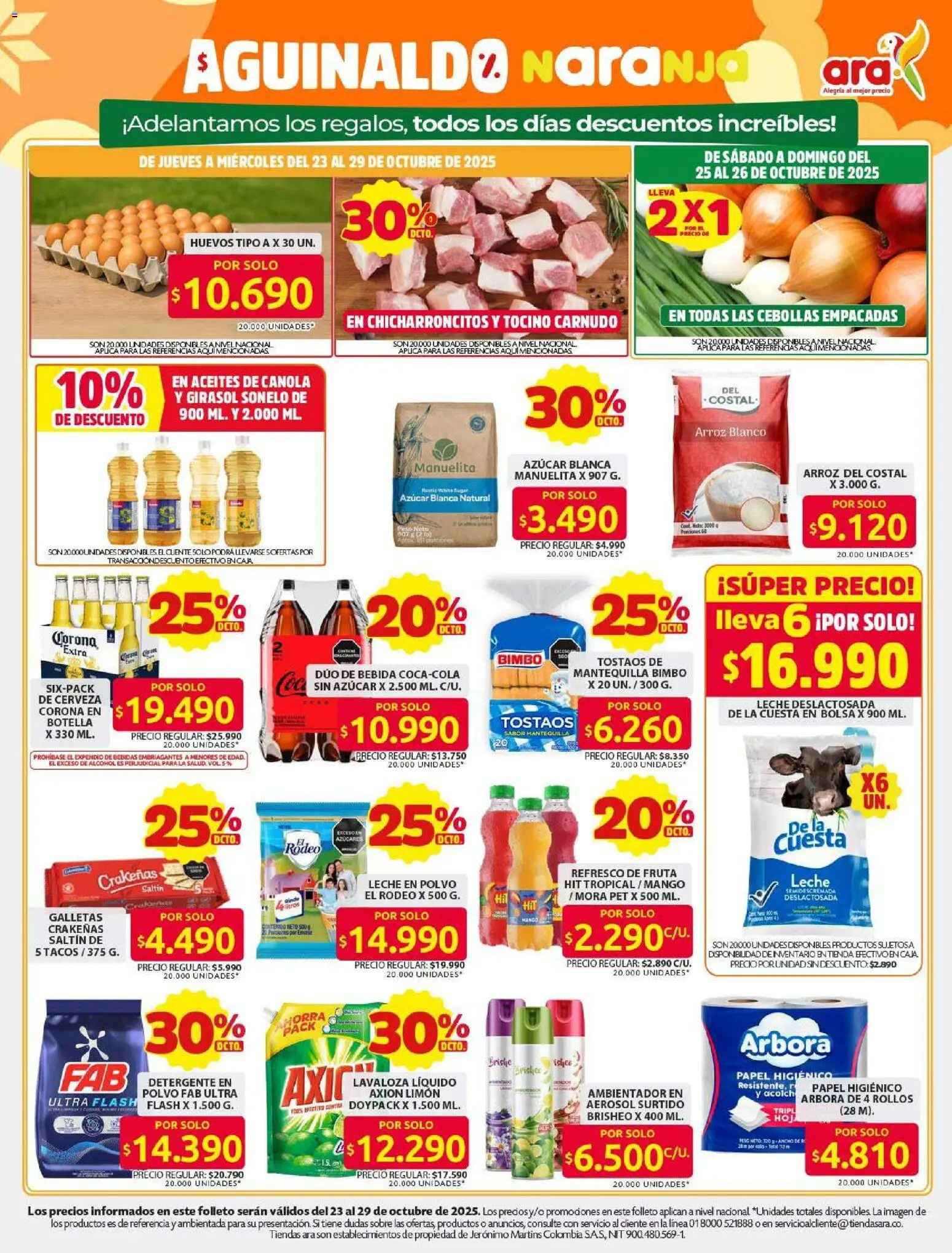 Ara Catálogo: 23/10/2025 - 29/10/2025 > Últimas Ofertas pagina numero 1