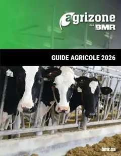Un aperçu du dépliant Agrizone - Guide Agricole 2026 du magasin BMR est valide à partir 9 janv. 2026