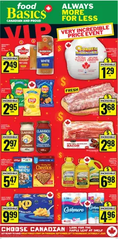 Un aperçu du dépliant Weekly flyer / circulaire du magasin Food Basics est valide à partir 25 sept. 2025