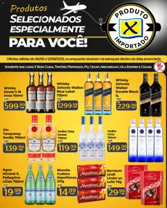 Pré-Visualização do folheto "Ofertas Especiais de Produtos Importados" da loja X Supermercados válido a partir de 06/08/2025