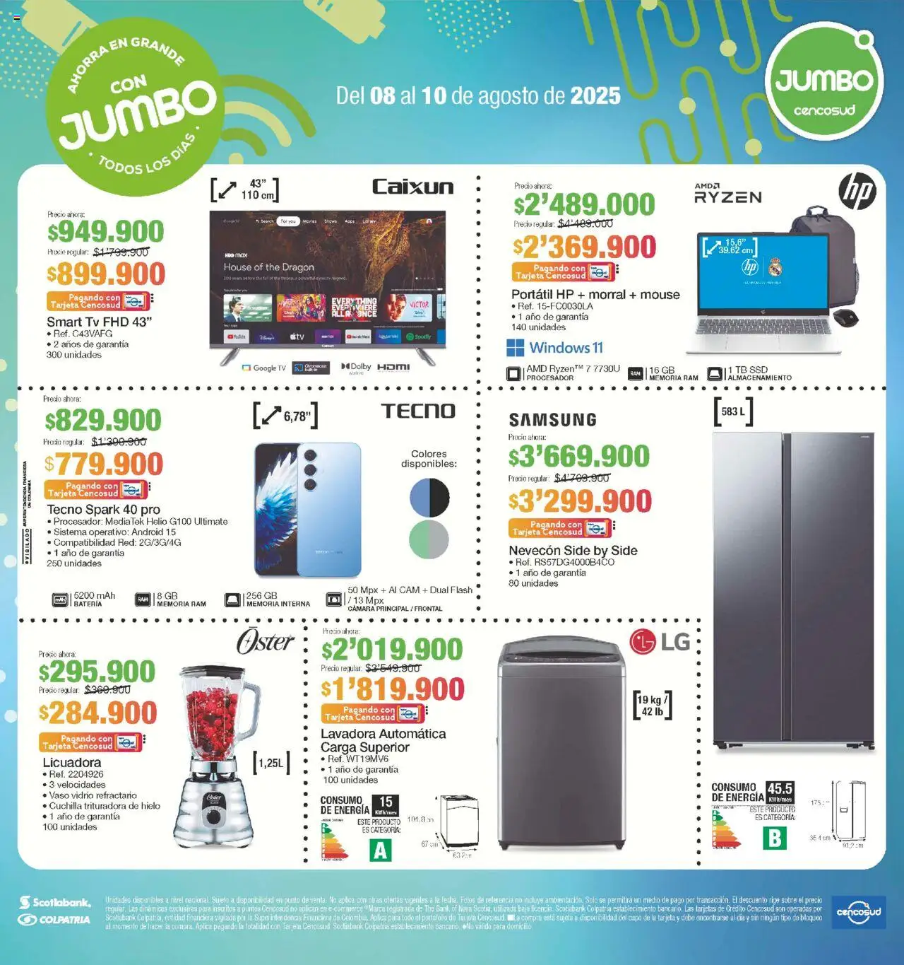Jumbo Catálogo: 08/08/2025 - 10/08/2025 > Últimas Ofertas pagina numero 1
