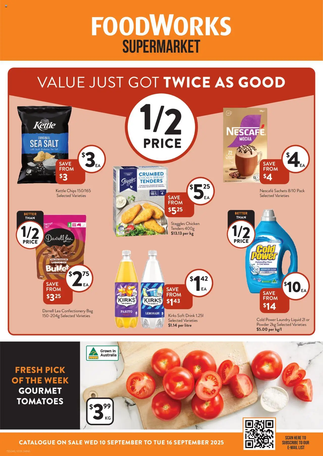 Foodworks catalogue valid from 10/09/2025 - page 1