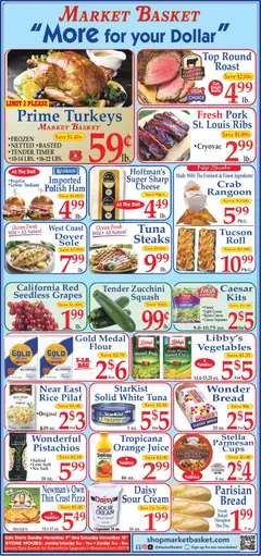 Ad Preview of Market Basket Ad from 11/09/2025