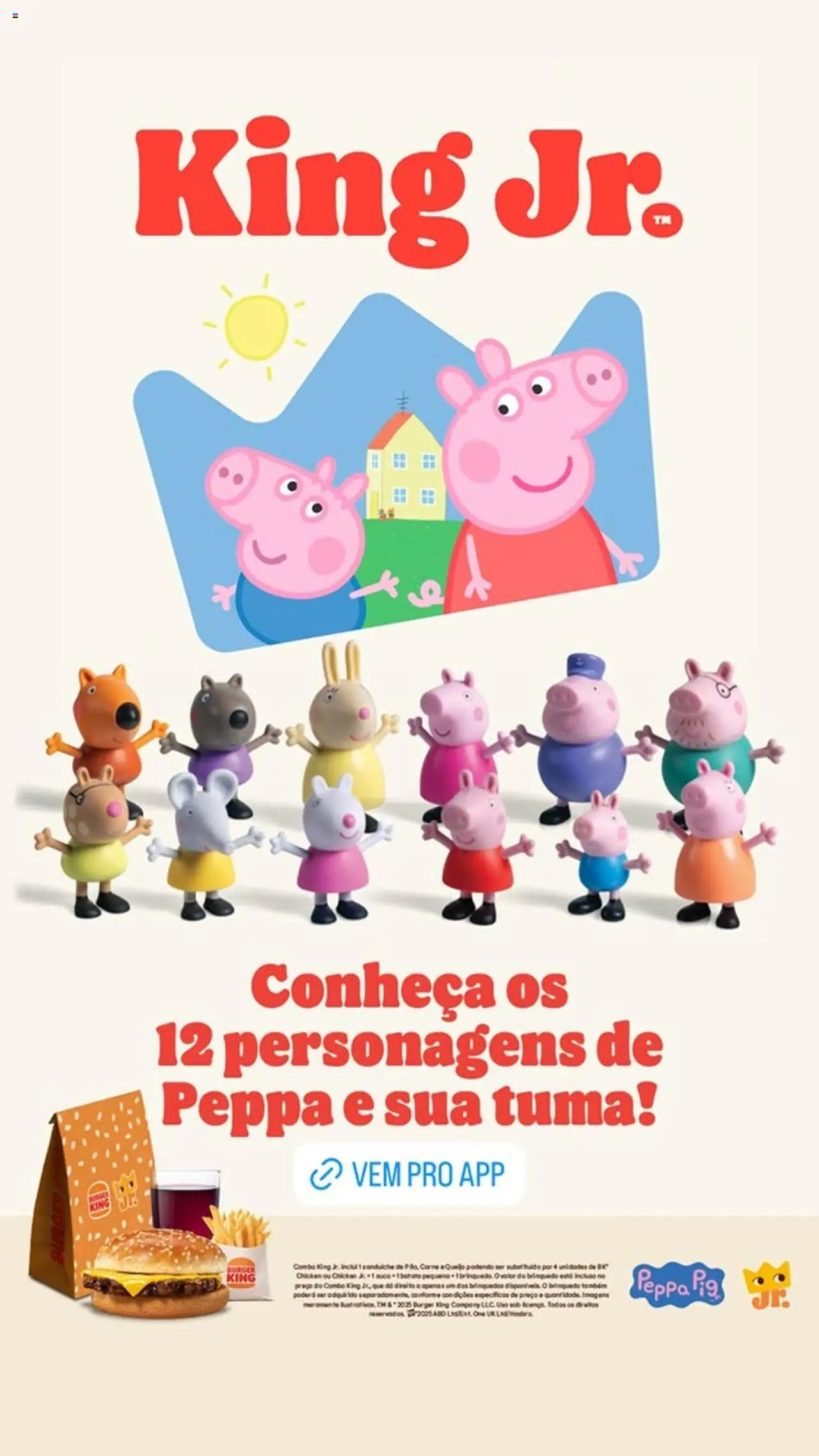 Burger King folheto "Promoções" válido a partir de 07/08/2025 - número de página 1