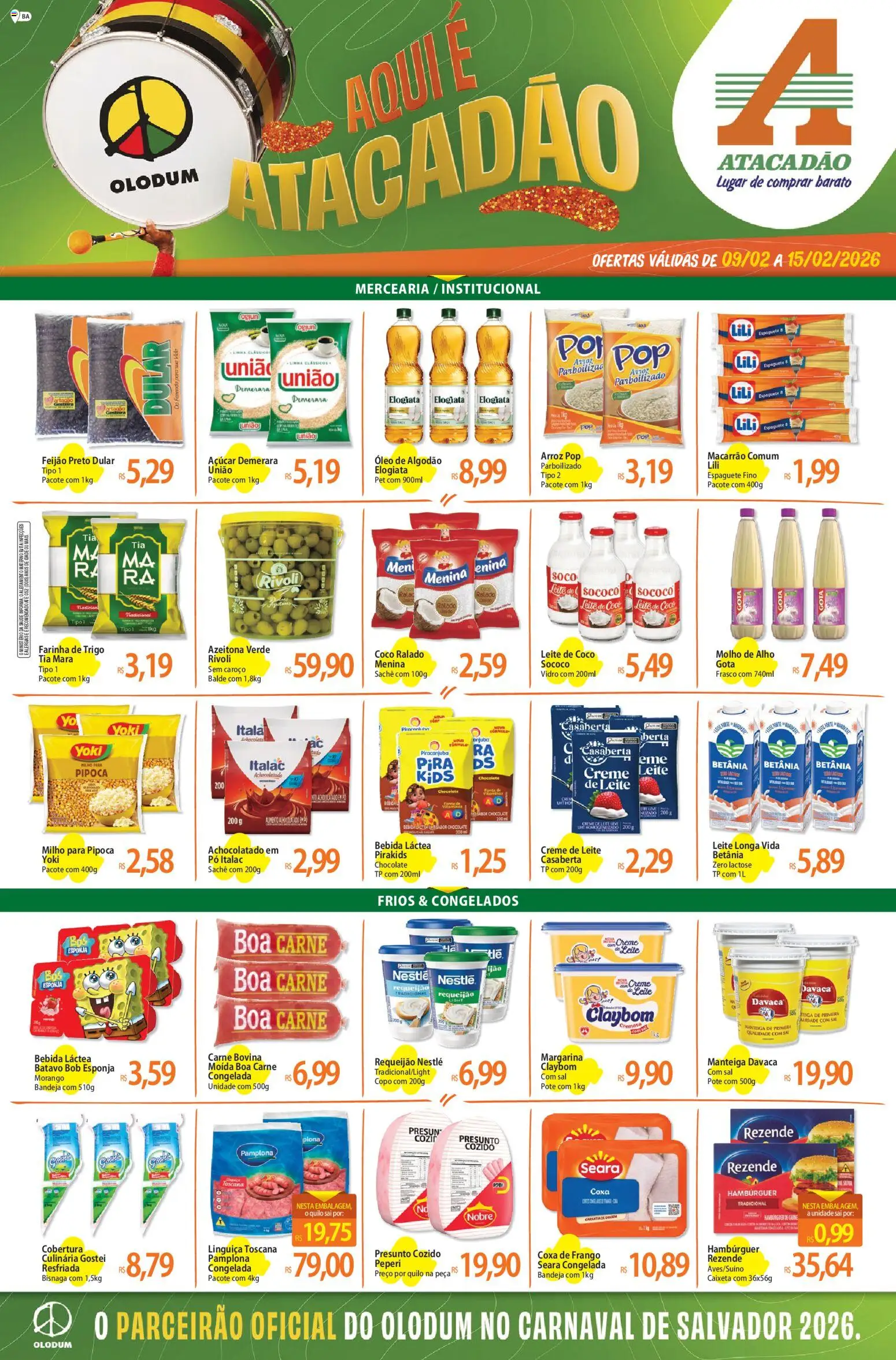 Pré-Visualização do folheto "Ofertas - BA" da loja Atacadão válido a partir de 09/02/2026