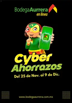 Vista previa las ofertas de la tienda Bodega Aurrerá - Cyber Monday desde el 25/11/2025 