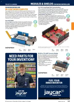 Preview of catalogue Engineering & Scientific Catalogue 2025/2026 from shop Jaycar valid 09/07/2025 | Page: 145
