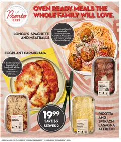Preview of leaflet Weekly flyer / circulaire from shop Longo's is valid from Dec 11, 2025 | Page: 18