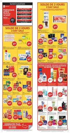 Un aperçu du dépliant Weekly flyer / circulaire du magasin Pharmaprix est valide à partir 9 janv. 2026