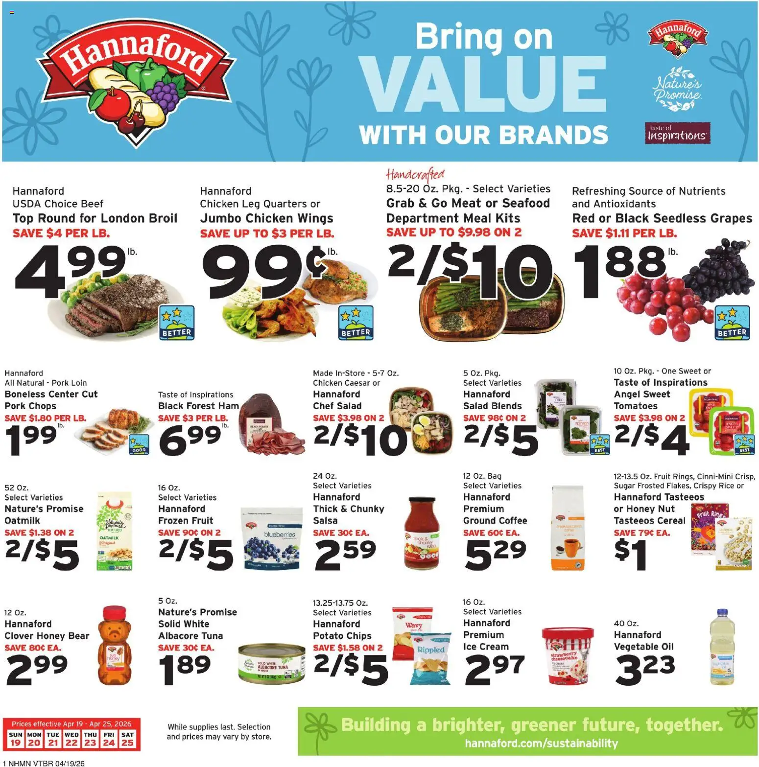 Ad Preview of Hannaford Hannaford Weekly Ad from 04/19/2026