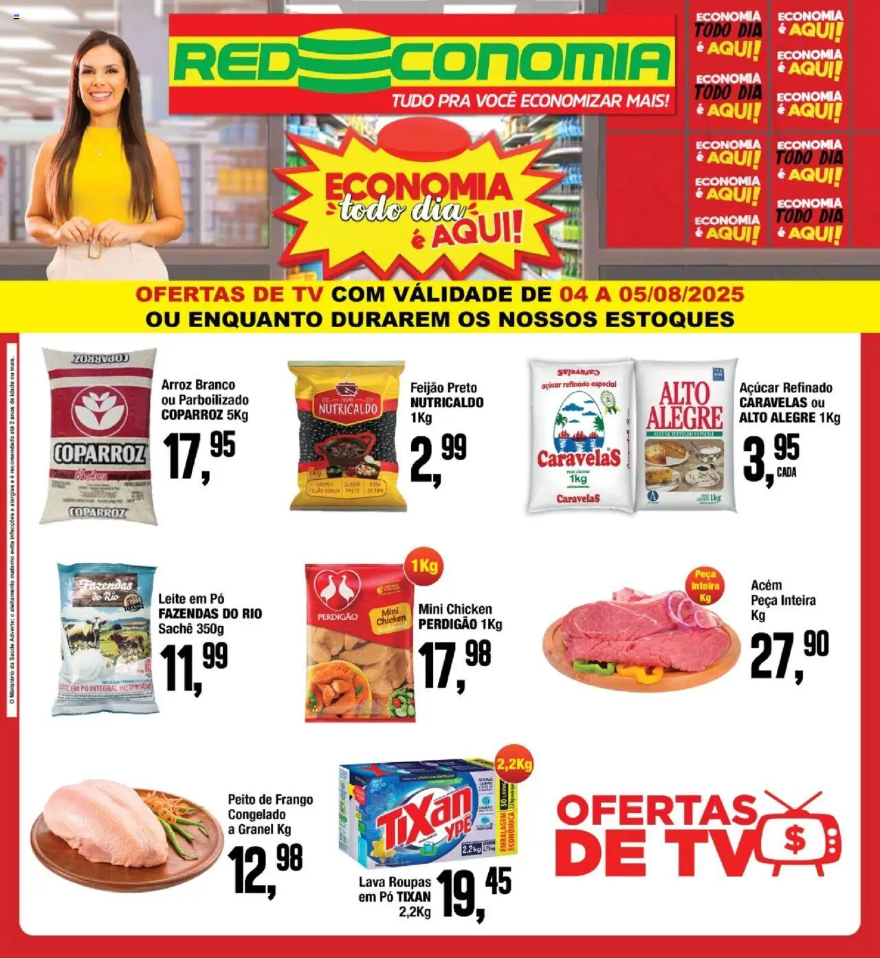 RedEconomia folheto "Encarte" válido a partir de 29/07/2025 - número de página 1