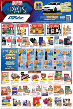 Pré-Visualização do folheto "Ofertas Super Pais" da loja Supermercados Condor válido a partir de 08/08/2025