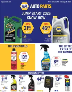 Preview of leaflet Weekly Flyer from shop NAPA Auto Parts is valid from Jan 01, 2026