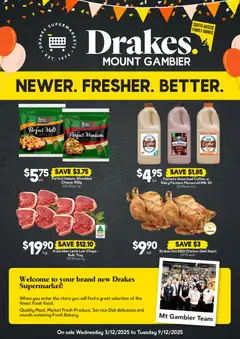 Preview of catalogue Mount Gambier SA from shop Drakes valid 03/12/2025