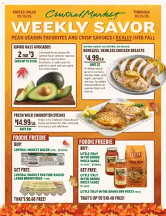 Ad Preview of Central Market Weekly Ad from 10/15/2025
