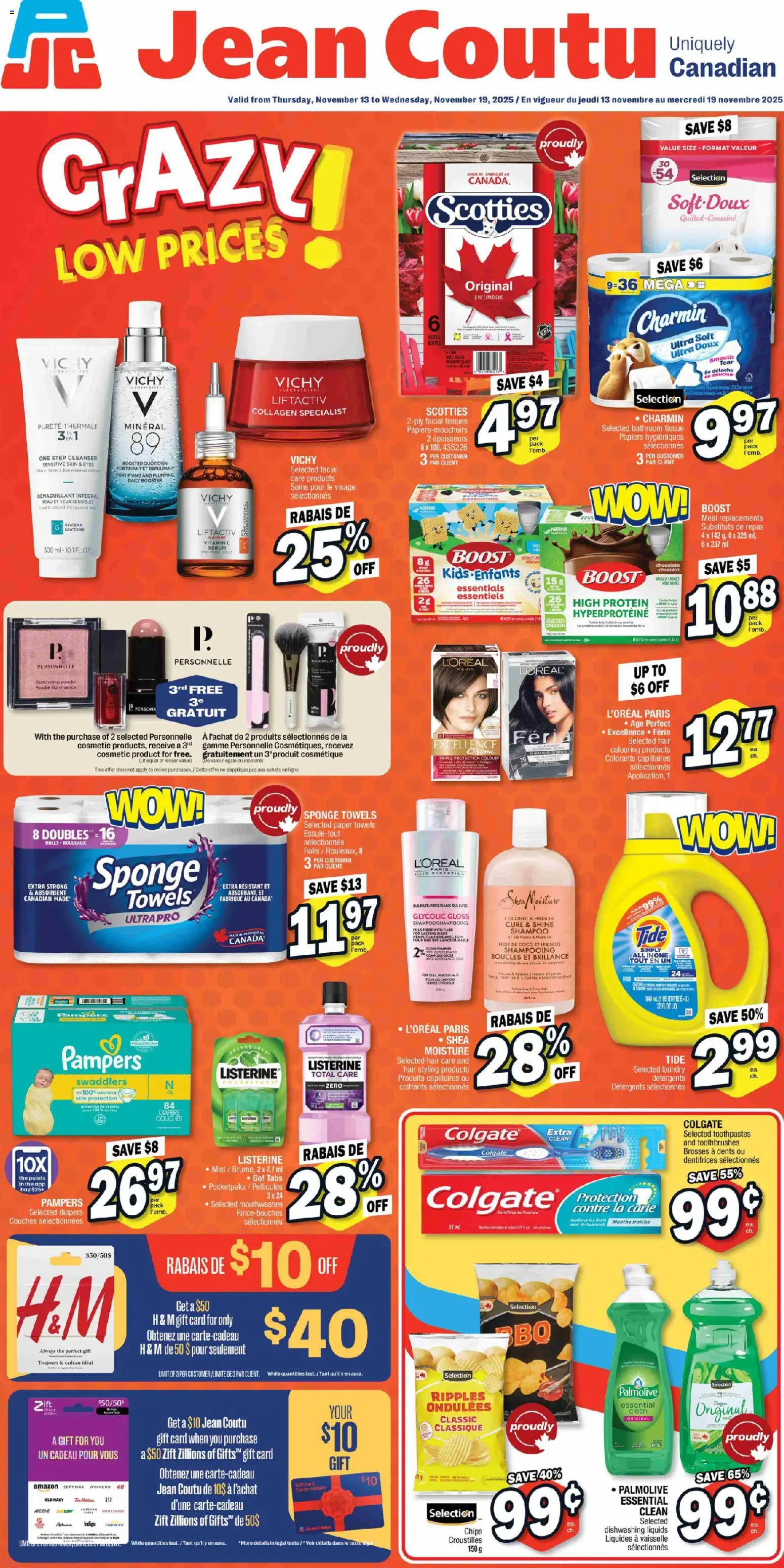 Preview of leaflet Weekly Flyer from shop Jean Coutu is valid from Nov 13, 2025