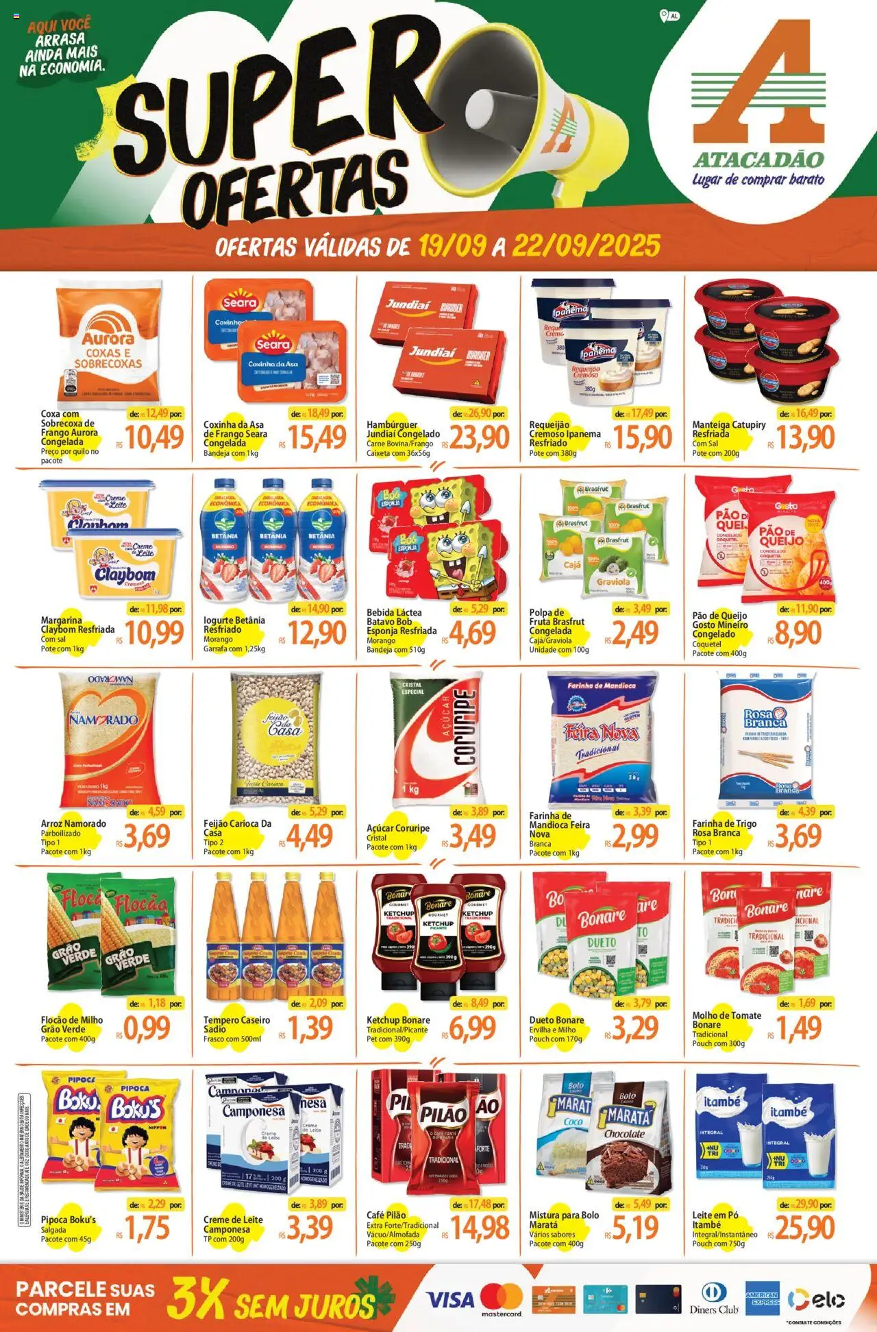 Atacadão folheto "Ofertas - AL" válido a partir de 19/09/2025 - número de página 1