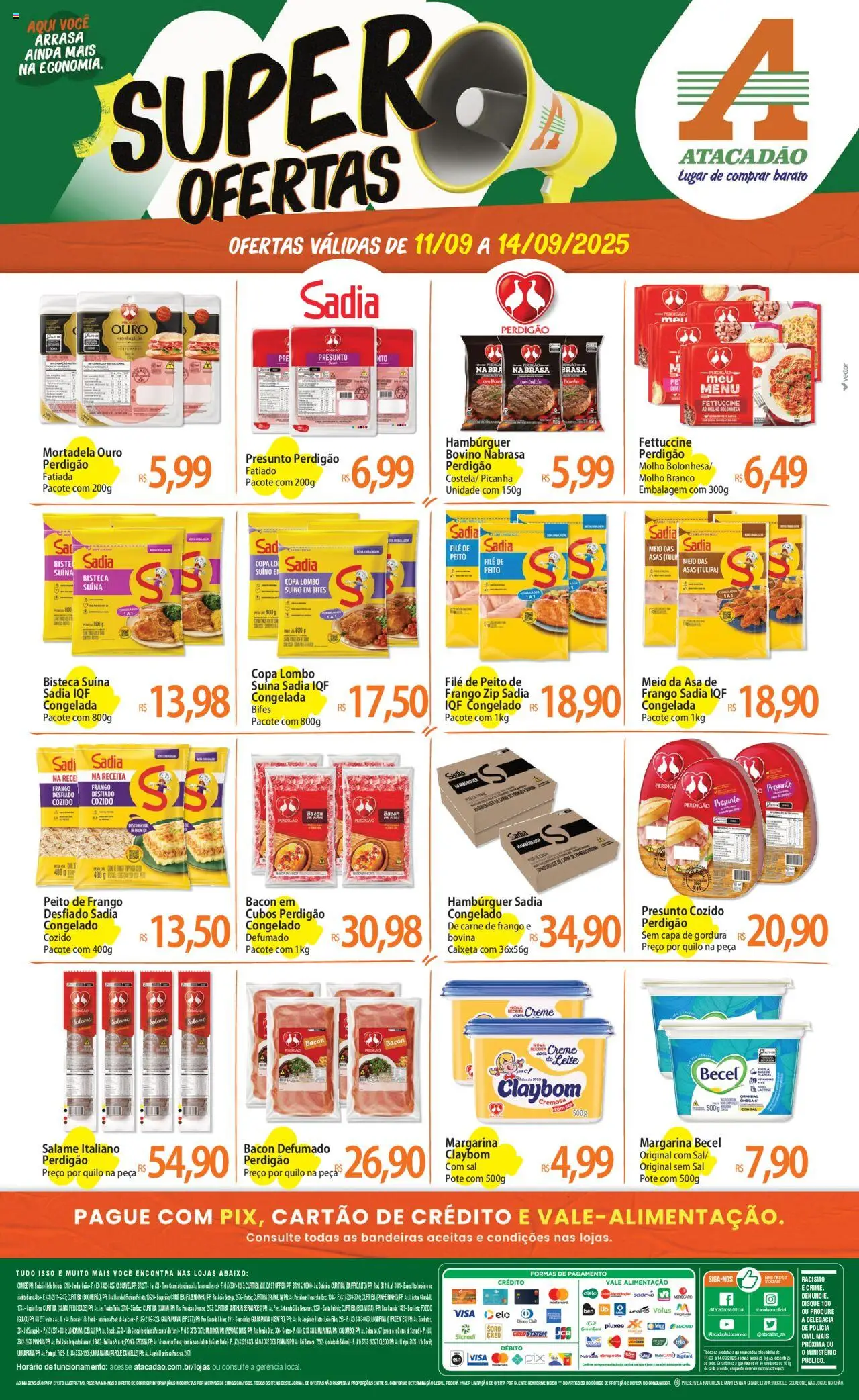 Atacadão folheto "Ofertas - PR" válido a partir de 11/09/2025 - número de página 1
