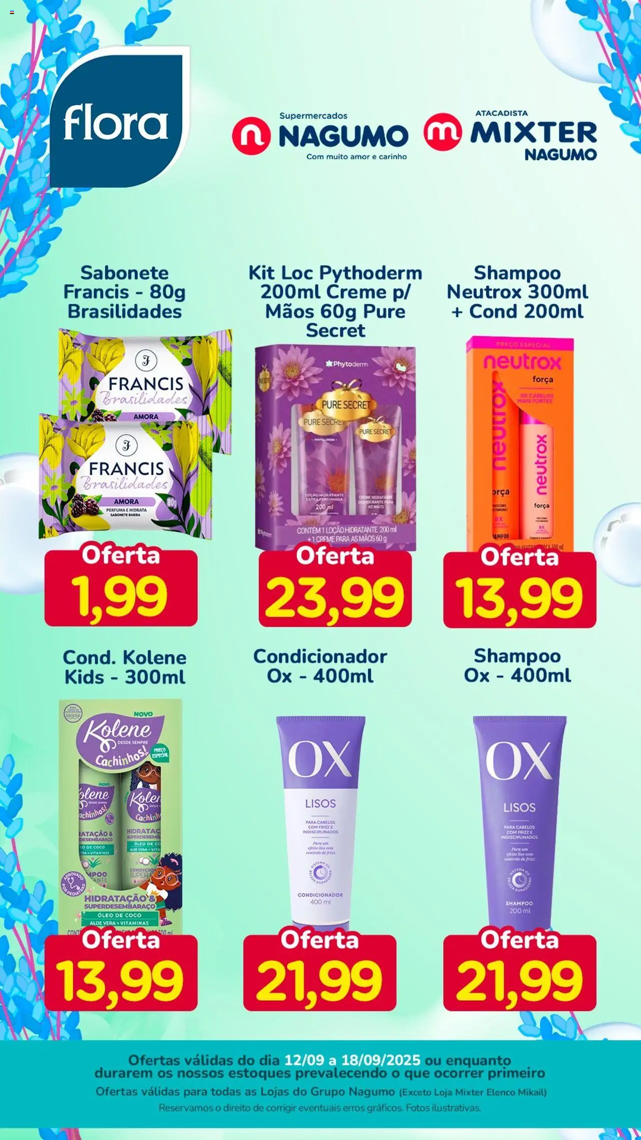 Nagumo folheto "Ofertas Flora" válido a partir de 12/09/2025 - número de página 1