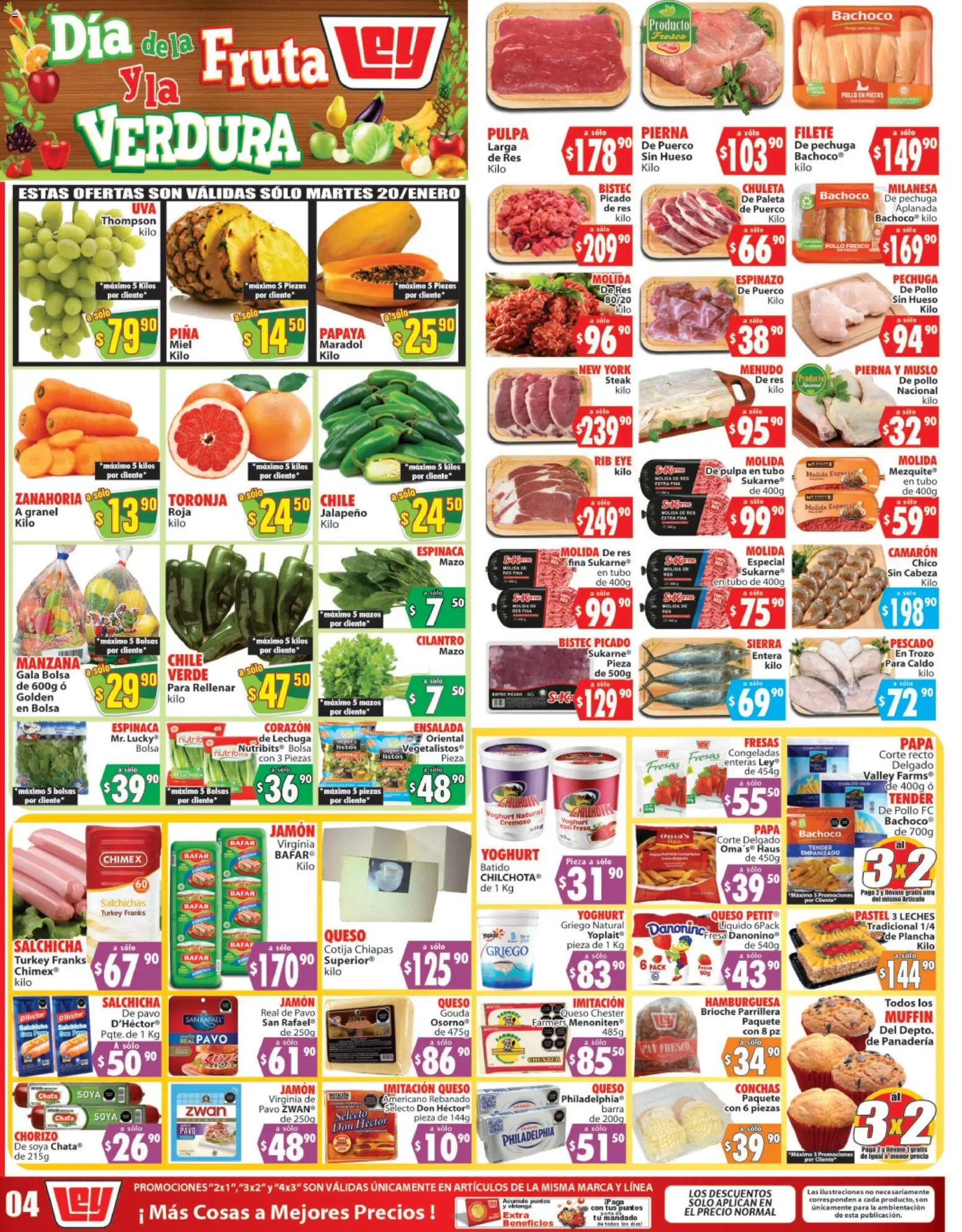 Vista previa las ofertas de la tienda Casa Ley - Folleto Autoservicio desde el 20/01/2026 