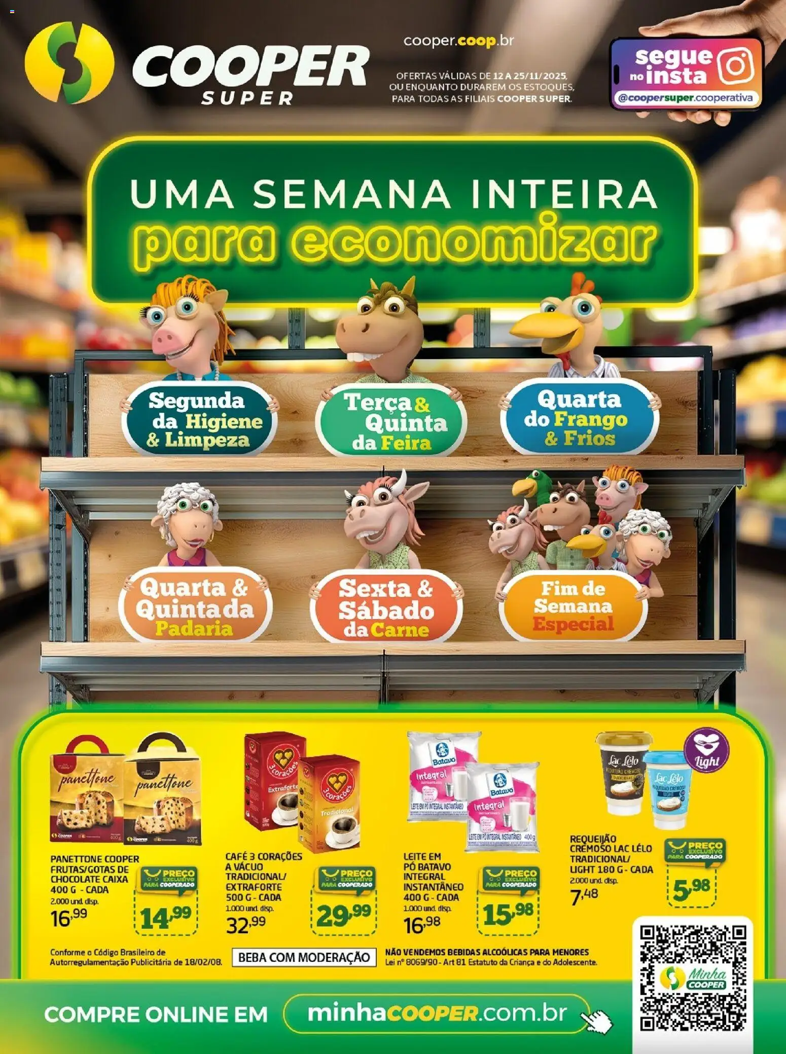 Pré-Visualização do folheto "Ofertas Quinzenal" da loja Cooper válido a partir de 12/11/2025
