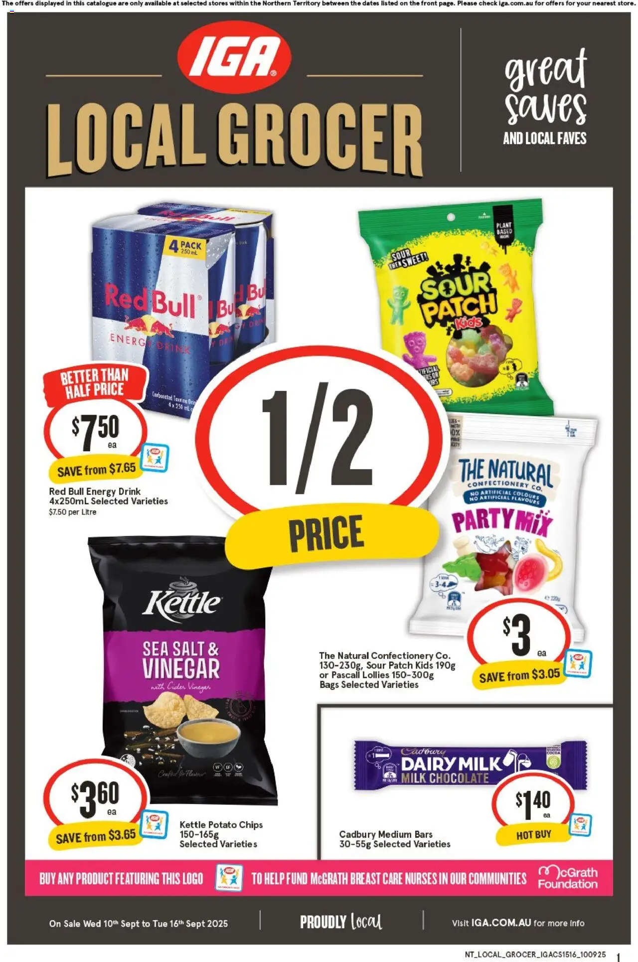 IGA catalogue valid from 10/09/2025 - page 1