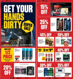 Preview of catalogue Catalogue from shop Supercheap Auto valid 02/01/2026