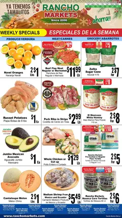 Ad Preview of Rancho Markets Weekly Ad from 12/09/2025
