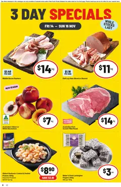Preview of catalogue 3 Day Specials NSW from shop IGA valid 14/11/2025