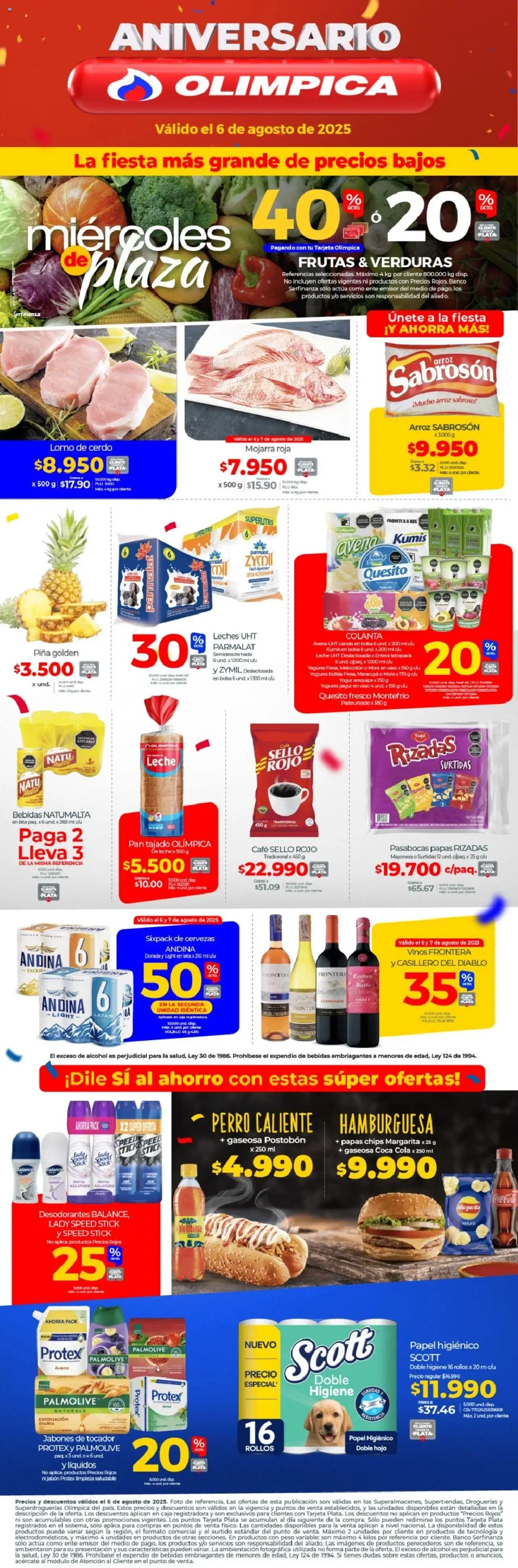 Olímpica Catálogo: 06/08/2025 - 07/08/2025 > Últimas Ofertas pagina numero 1