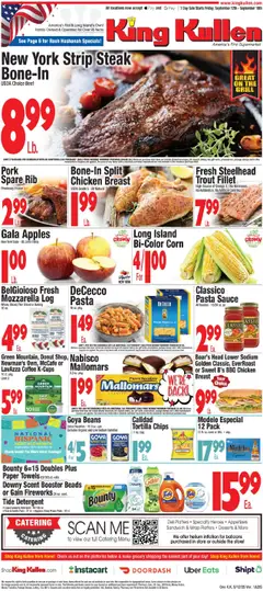Ad Preview of King Kullen Weekly Ad from 09/12/2025