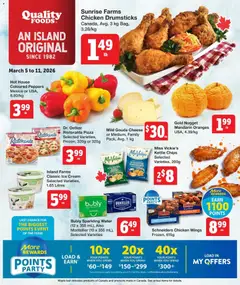 Preview of leaflet Weekly flyer / circulaire from shop Quality Foods is valid from Mar 05, 2026