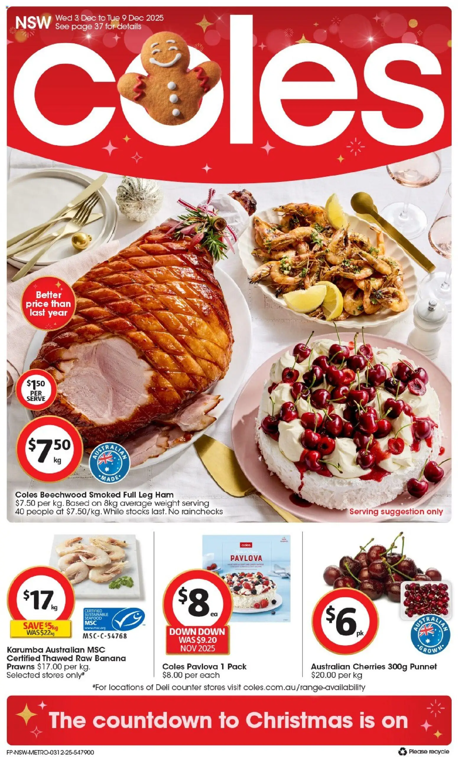 Preview of catalogue Catalogue from shop Coles valid 03/12/2025
