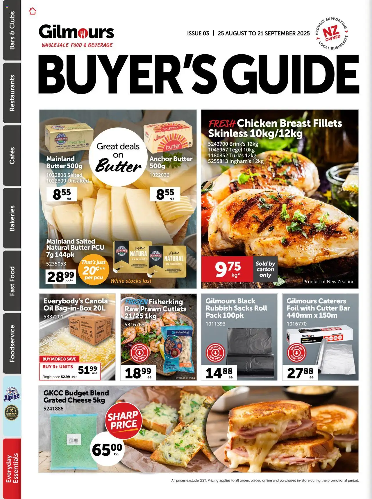 Catalogue Gilmours catalogue valid from 25 Aug 2025 - page 1