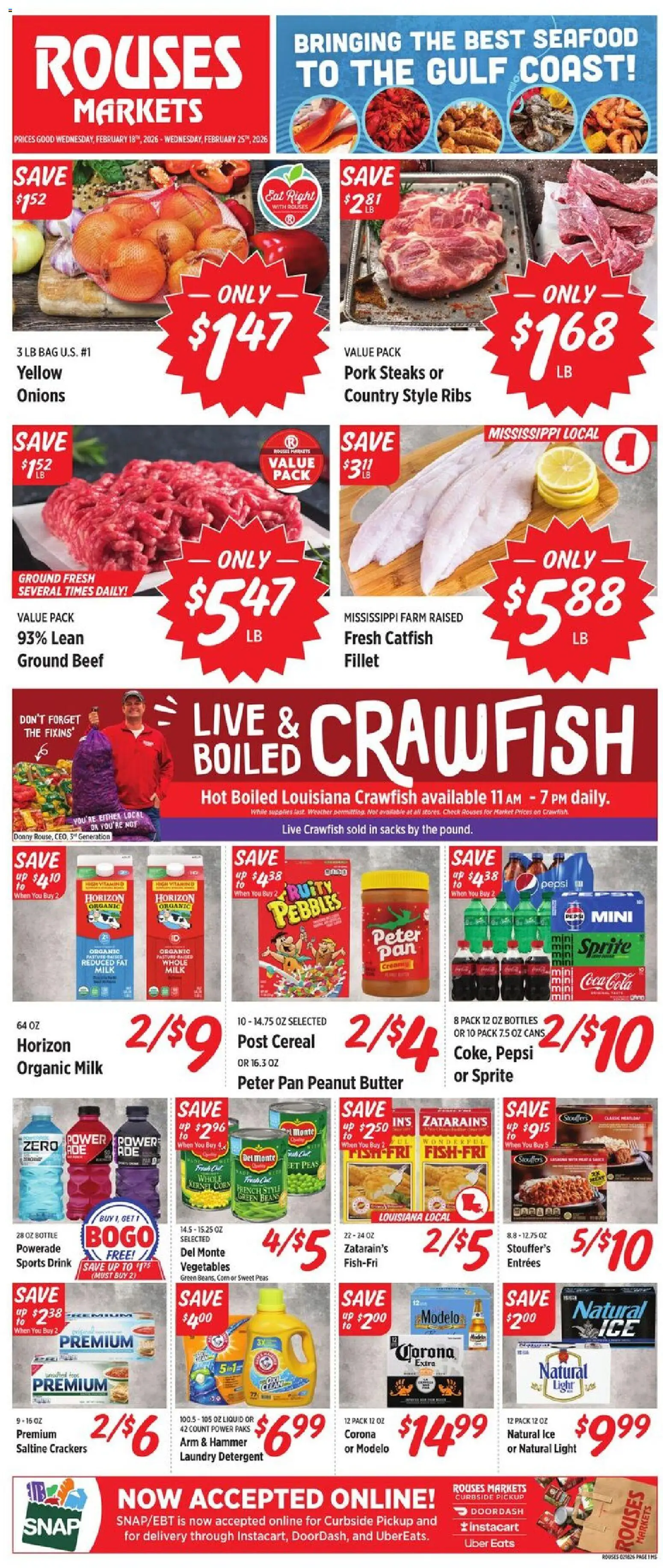Ad Preview of Rouses Weekly Ad - MS from 02/18/2026