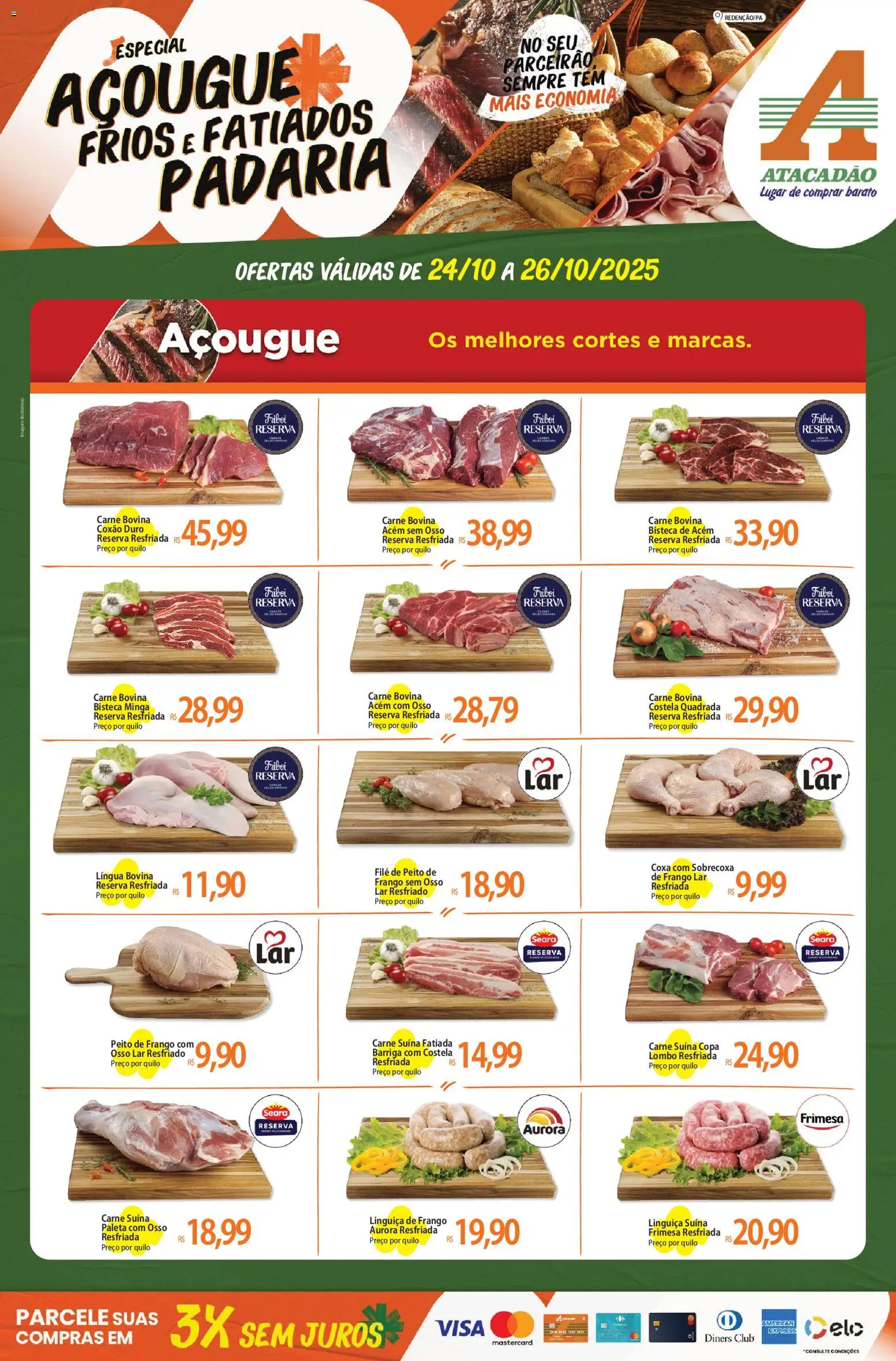 Atacadão folheto "Ofertas - PA" válido a partir de 24/10/2025 - número de página 1