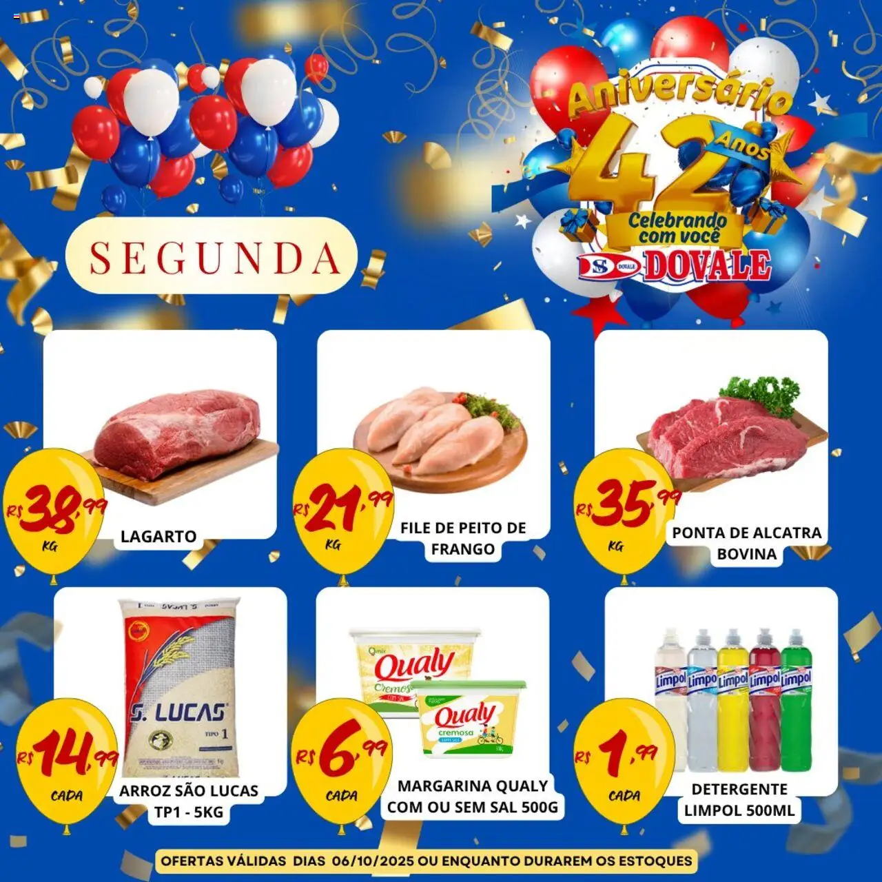 Dovale folheto "Ofertas do Dia" válido a partir de 06/10/2025 - número de página 1