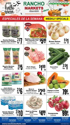Ad Preview of Rancho Markets Weekly Ad from 10/21/2025