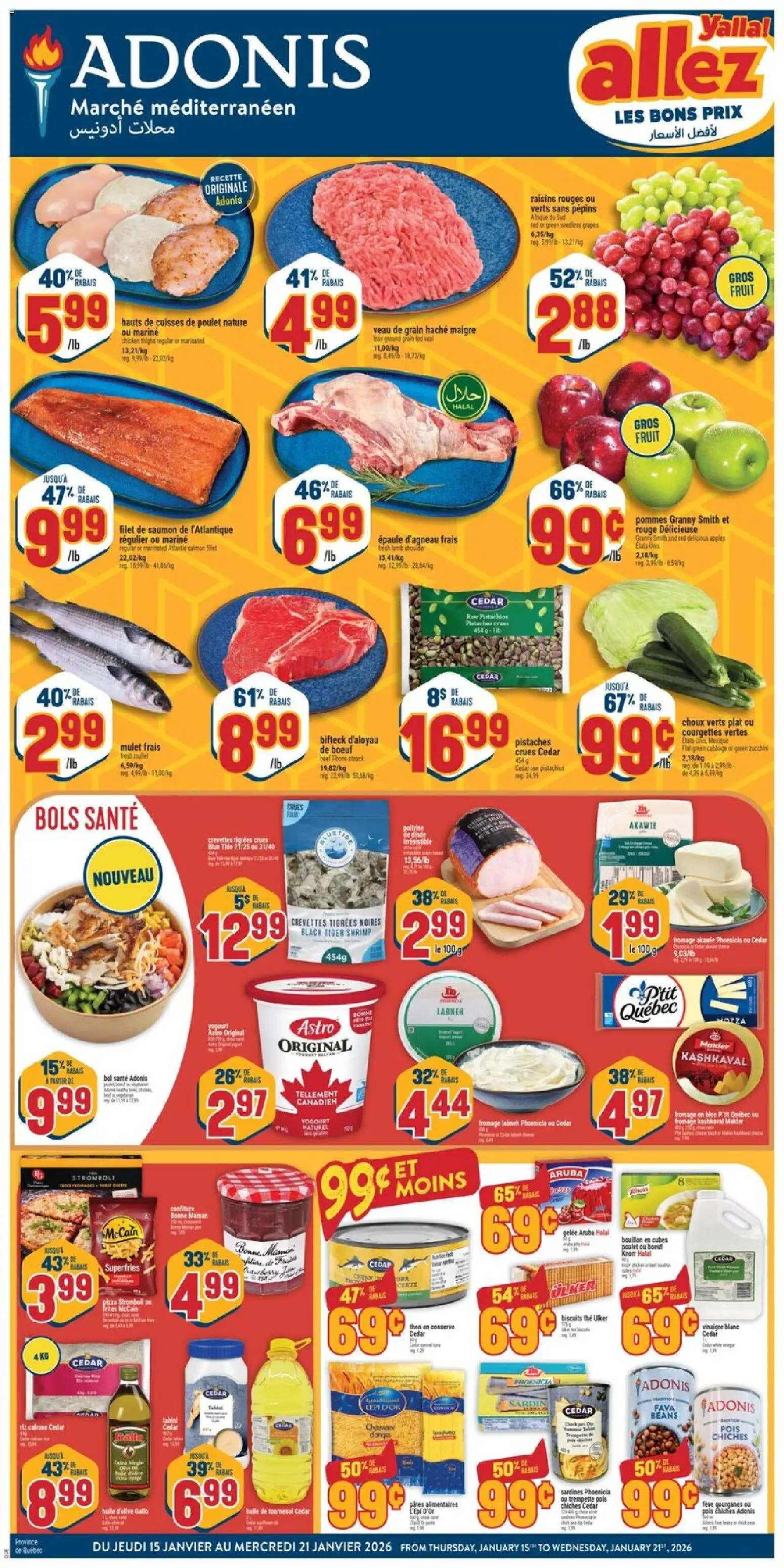 Preview of leaflet Circulaire from shop Adonis is valid from Jan 15, 2026