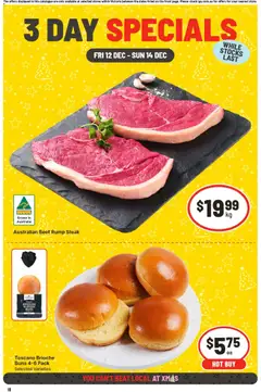 Preview of catalogue 3 Day Specials VIC from shop IGA valid 12/12/2025