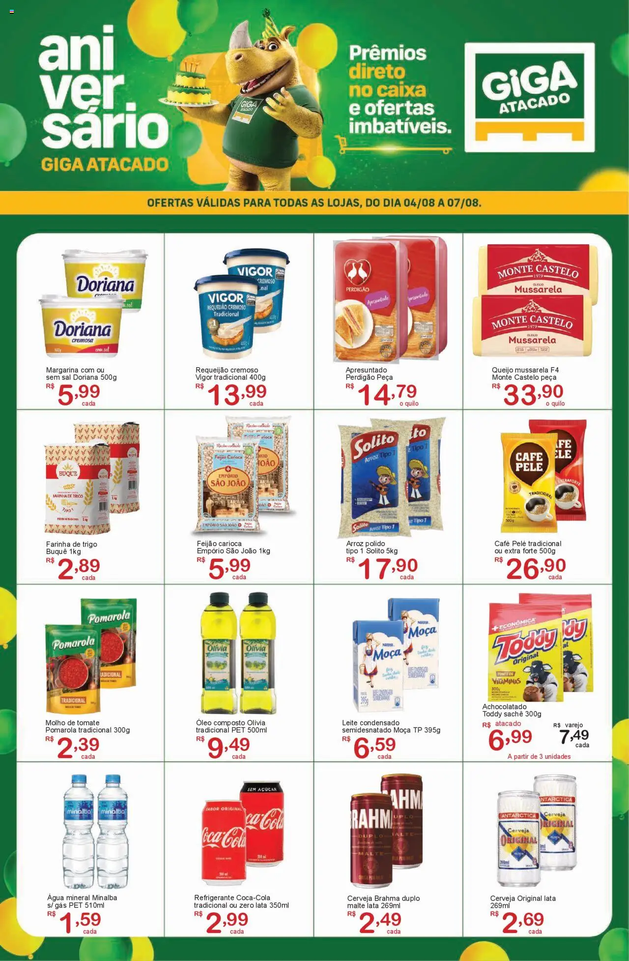 GIGA Atacado folheto "Ofertas da semana" válido a partir de 04/08/2025 - número de página 1