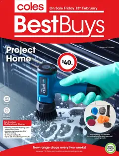 Preview of catalogue Best Buys - Project Home from shop Coles valid 13/02/2026