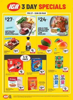Preview of catalogue IGA Weekend Specials WA from shop IGA valid 27/03/2026